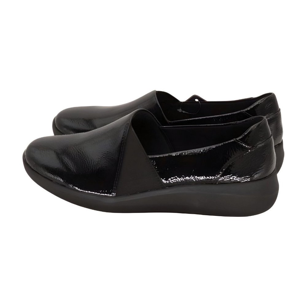 Clarks Womens Kayleigh Step Loafer, Black Synthetic, Size 10 - Picture 6 of 8